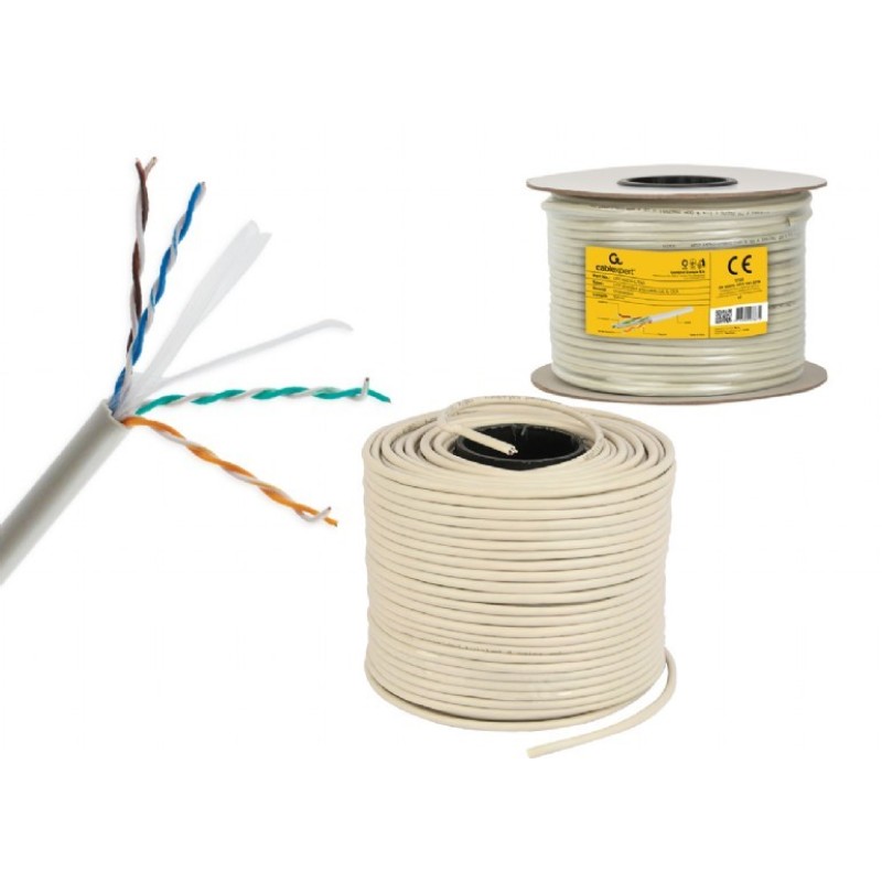 Gembird UPC-6004SE-SOL/100 networking cable Grey 305 m Cat6 Gembird UPC-6004SE-SOL/100 networking cable Grey 305 m Cat6