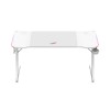 Huzaro Hero 3.3 White RGB - gaming table Huzaro Hero 3.3 White RGB - gaming table