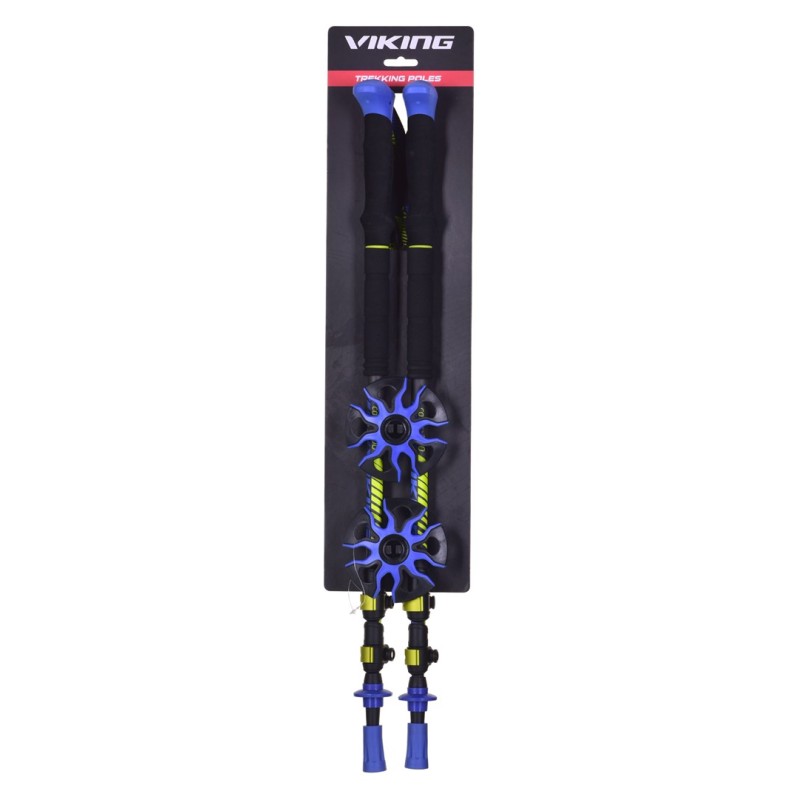 VIKING CARBO LITE TREKKING POLES BLACK/LIME VIKING CARBO LITE TREKKING POLES BLACK/LIME