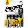 ENERGIZER BATTERY ALKALINE POWER AA LR6 BLISTER 4 PIECES ENERGIZER BATTERY ALKALINE POWER AA LR6 BLISTER 4 PIECES