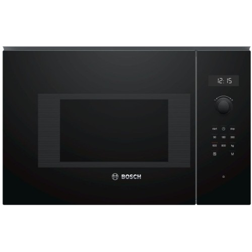 Bosch Serie 6 BFL524MB0 microwave Black Solo microwave Built-in 20 L 800 W Bosch Serie 6 BFL524MB0 microwave Black Solo microwave Built-in 20 L 800 W