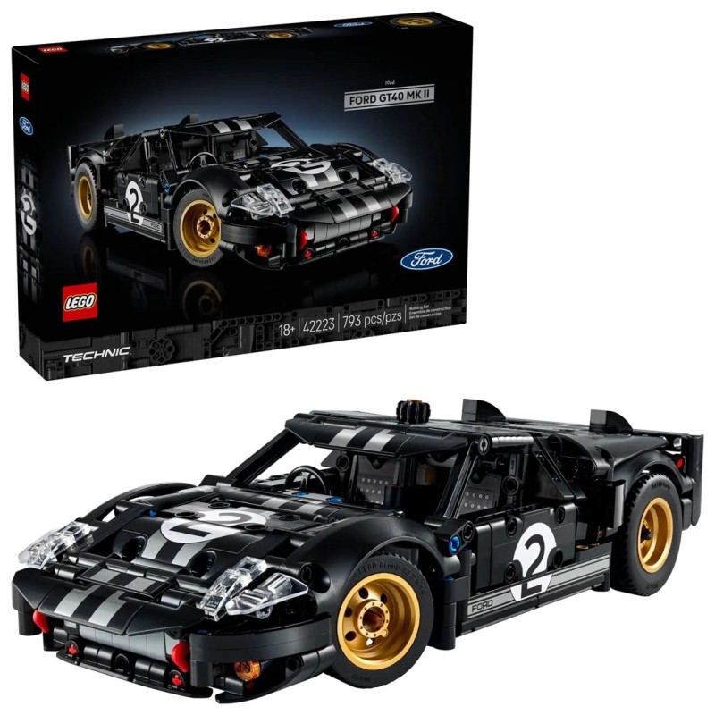 LEGO TECHNIC 42223 1966 Ford GT40 MKII Race Car