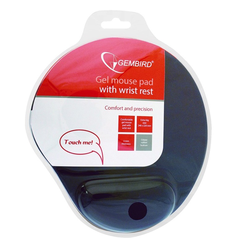Gembird MP-GEL-BLACK mouse pad Gembird MP-GEL-BLACK mouse pad