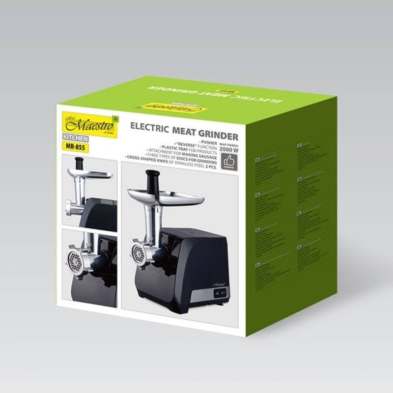 Maestro MR-855 Meat Grinder 2000 W Black