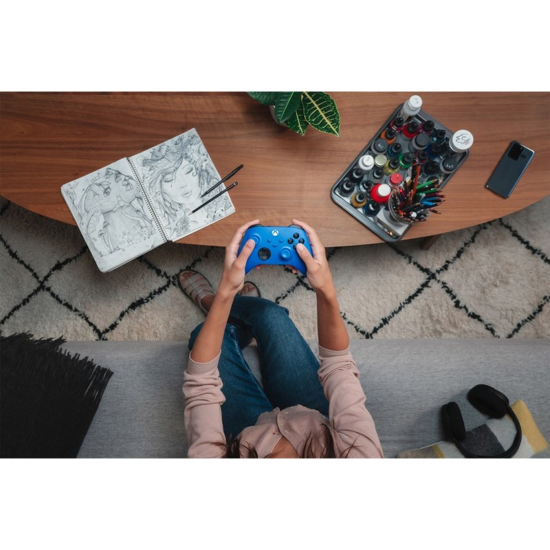 Microsoft Xbox Wireless Controller Blue Bluetooth/USB Gamepad Analogue / Digital Xbox One, Xbox One S, Xbox One X Microsoft Xbox Wireless Controller Blue Bluetooth/USB Gamepad Analogue / Digital Xbox One, Xbox One S, Xbox One X