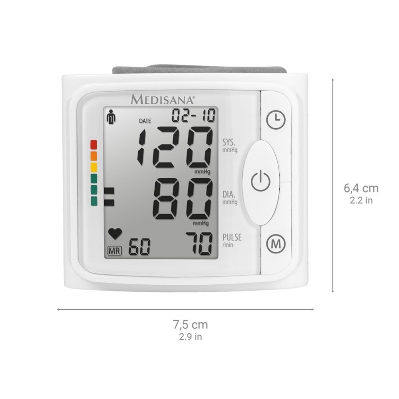 Medisana BW 320 wrist blood pressure monitor Medisana BW 320 wrist blood pressure monitor