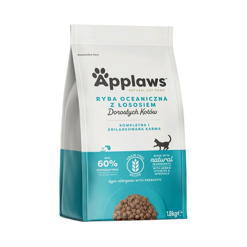 APPLAWS Adult Ocean fish with salmon - dry cat food - 1,8kg APPLAWS Adult Ocean fish with salmon - dry cat food - 1,8kg