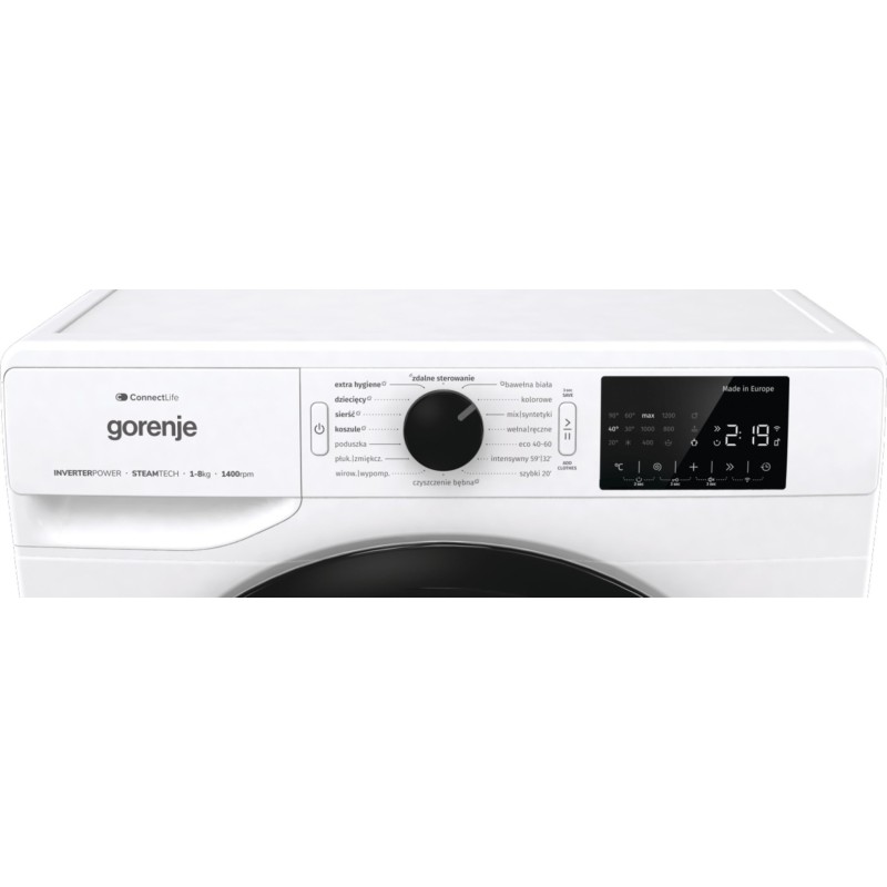 Gorenje G400 Freestanding Washing Machine, 8 kg, 1400 rpm WPNEI84SBSWIFI/PL Gorenje G400 Freestanding Washing Machine, 8 kg, 1400 rpm WPNEI84SBSWIFI/PL