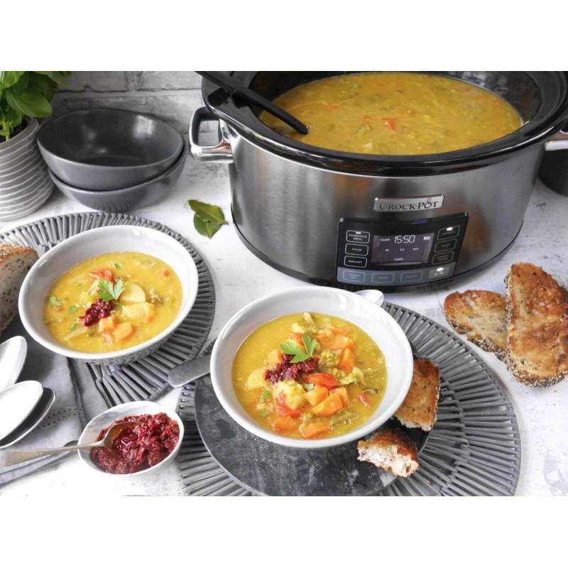 Crock-Pot CSC066X slow cooker 5.6 L 240 W Silver Crock-Pot CSC066X slow cooker 5.6 L 240 W Silver