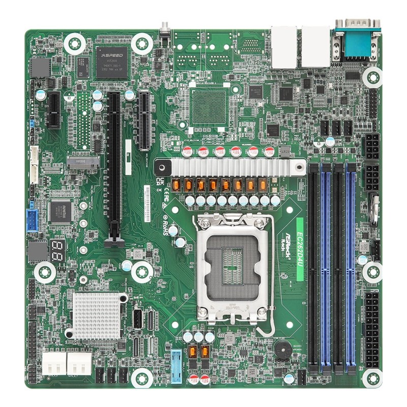 Asrock EC262D4U motherboard Intel C262 LGA 1700 micro ATX Asrock EC262D4U motherboard Intel C262 LGA 1700 micro ATX