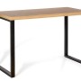 Unique TEO desk 120 x 60 cm black/oak