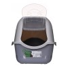 DIAMENTIQ BAYA whie/light grey -  cat litter box - 55,5 x 40 x 38,7 cm