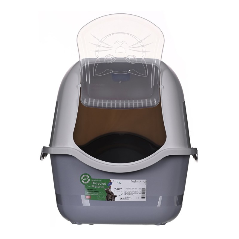 DIAMENTIQ BAYA whie/light grey - cat litter box - 55,5 x 40 x 38,7 cm DIAMENTIQ BAYA whie/light grey - cat litter box - 55,5 x 40 x 38,7 cm