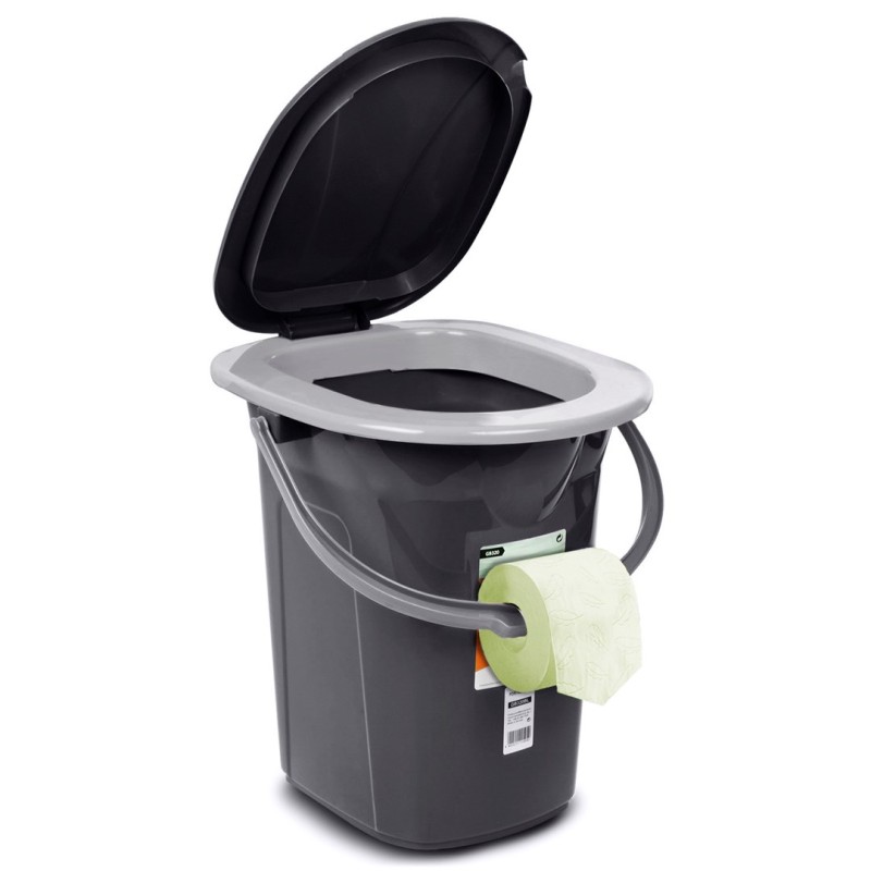 GreenBlue GB320 Portable Camping Toilet WC Bucket, 19L Capacity, with Handle GreenBlue GB320 Portable Camping Toilet WC Bucket, 19L Capacity, with Handle