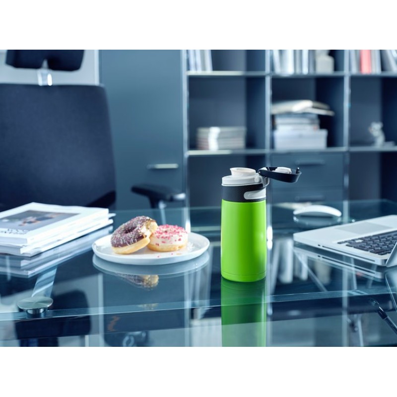 Leifheit 03249 travel mug 350 ml Black, Green Stainless steel Leifheit 03249 travel mug 350 ml Black, Green Stainless steel