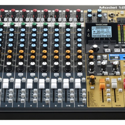 Tascam Model 12 12 channels 20 - 20000 Hz Black, Wood Tascam Model 12 12 channels 20 - 20000 Hz Black, Wood