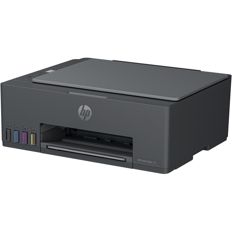 HP Smart Tank 581 All-in-One Printer, Home and home office, Print, copy, scan, Wireless; High-volume printer tank; Print from phone or tablet; Scan to PDF HP Smart Tank 581 All-in-One Printer, Home and home office, Print, copy, scan, Wireless; High-volume printer tank; Print from phone or tablet; Scan to PDF
