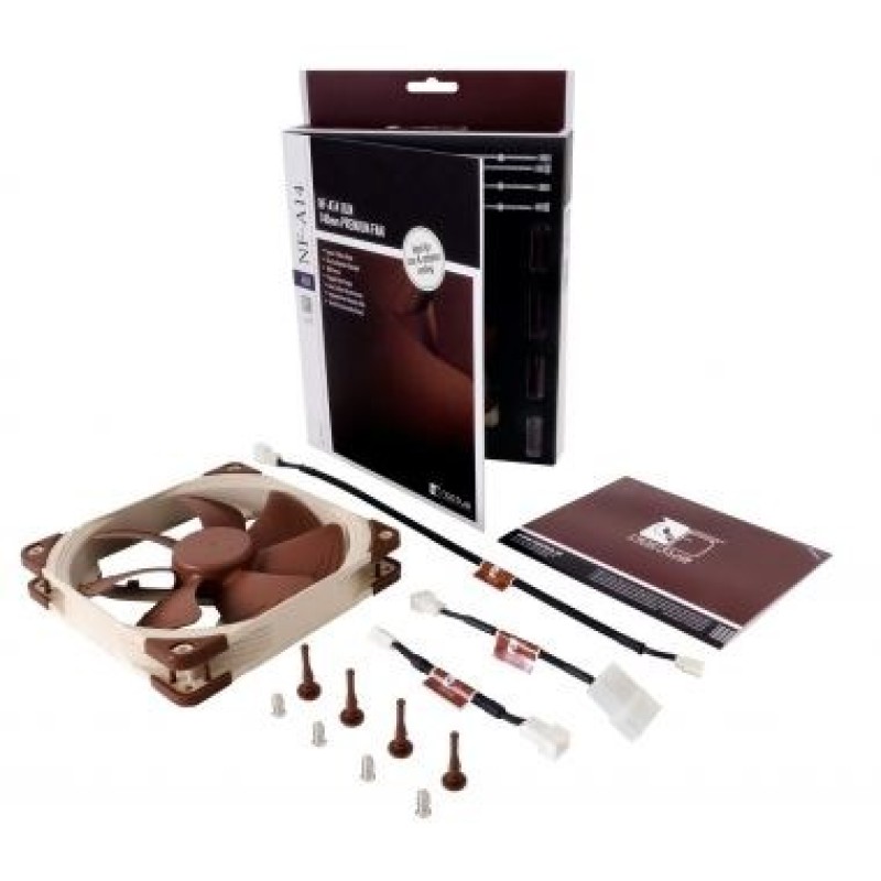 Noctua NOC-NF-A14-ULN computer cooling component Computer case Fan 14 cm Beige, Brown 1 pc(s) Noctua NOC-NF-A14-ULN computer cooling component Computer case Fan 14 cm Beige, Brown 1 pc(s)
