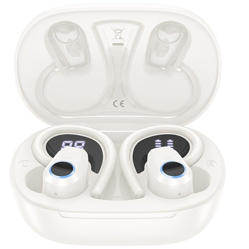 Hoco EQ8 Pure Joy Headset Wireless In-Ear Calls/Music Bluetooth White Hoco EQ8 Pure Joy Headset Wireless In-Ear Calls/Music Bluetooth White