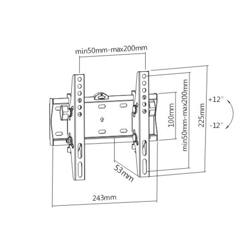 Gembird WM-42T-02 TV mount 106.7 cm (42 Gembird WM-42T-02 TV mount 106.7 cm (42
