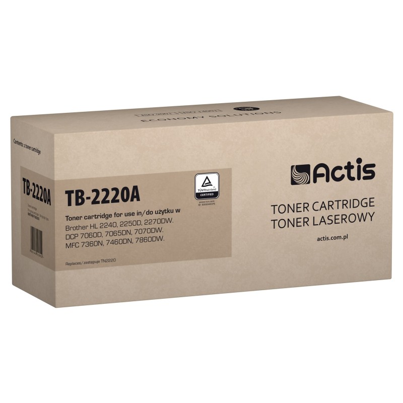 Actis TB-2220A Toner (replacement for Brother TN2220; Standard; 2600 pages; black)