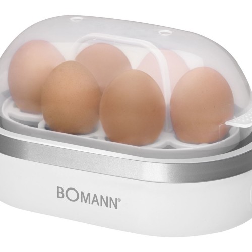 Bomann EK 5022 CB 6 egg(s) 400 W Silver, Transparent, White Bomann EK 5022 CB 6 egg(s) 400 W Silver, Transparent, White