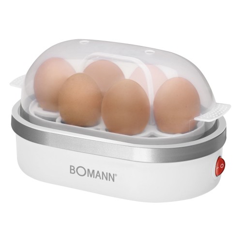 Bomann EK 5022 CB 6 egg(s) 400 W Silver, Transparent, White Bomann EK 5022 CB 6 egg(s) 400 W Silver, Transparent, White