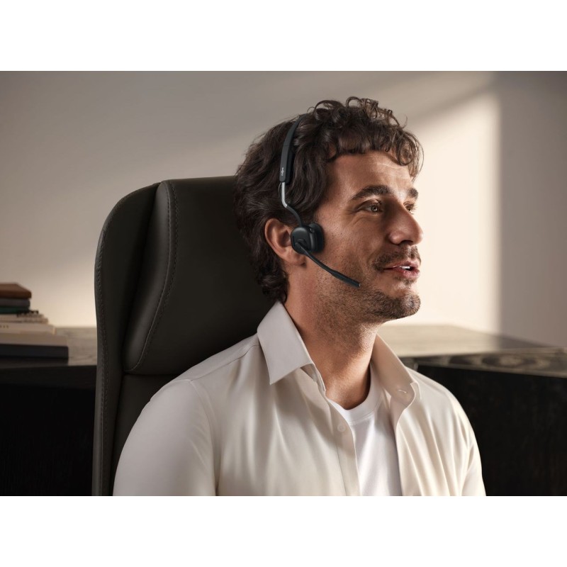 SHOKZ OpenMeet Wireless Bluetooth Bone Conduction Videoconferencing Headset SHOKZ OpenMeet Wireless Bluetooth Bone Conduction Videoconferencing Headset