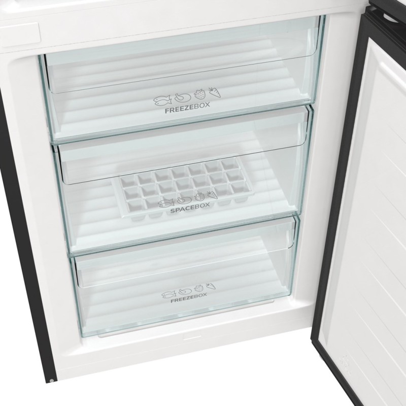 Gorenje NRK6192ABK4 fridge-freezer Freestanding 302 L E Black Gorenje NRK6192ABK4 fridge-freezer Freestanding 302 L E Black
