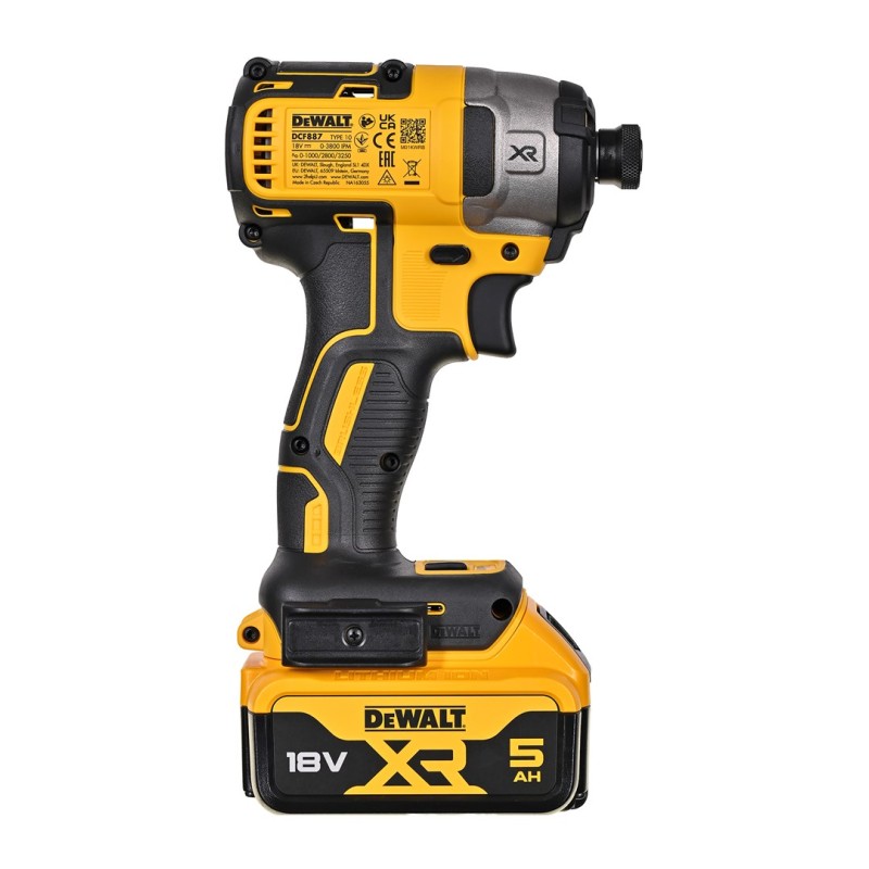 DeWALT DCF887P2-QW power wrench Black,Yellow 1/4