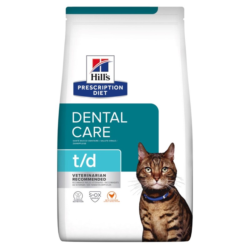 HILL'S PRESCRIPTION DIET Feline t/d Dry cat food Chicken 1,5 kg