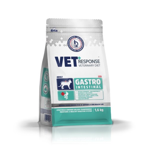 VET RESPONSE Gastrointestinal - dry cat food - 1,6kg VET RESPONSE Gastrointestinal - dry cat food - 1,6kg