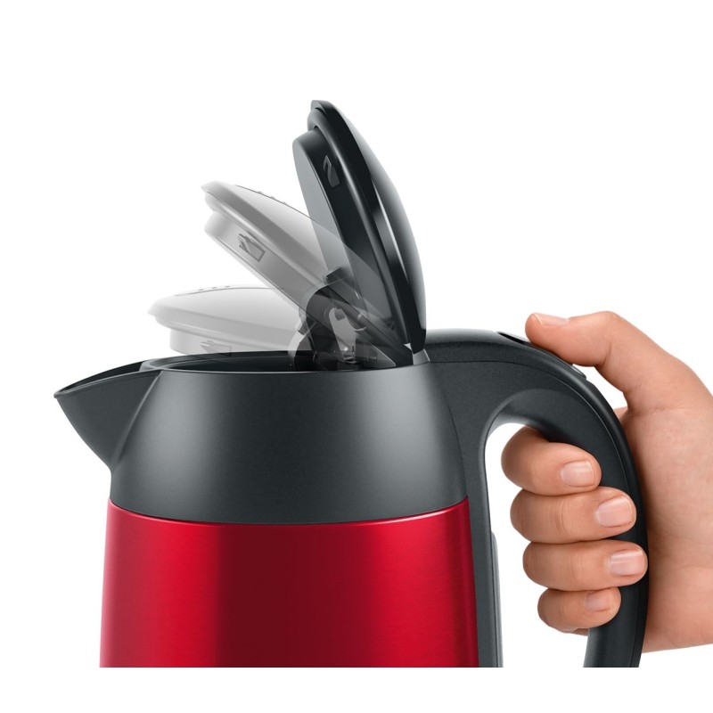Bosch TWK3P424 electric kettle 1.7 L 2400 W Grey, Red Bosch TWK3P424 electric kettle 1.7 L 2400 W Grey, Red
