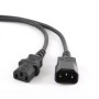 Gembird PC-189-VDE power cable Black 1.8 m C14 coupler