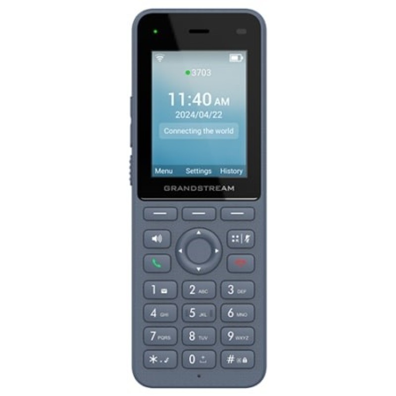 Grandstream Networks WP8256 IP phone Anthracite 3 lines LCD Wi-Fi Grandstream Networks WP8256 IP phone Anthracite 3 lines LCD Wi-Fi