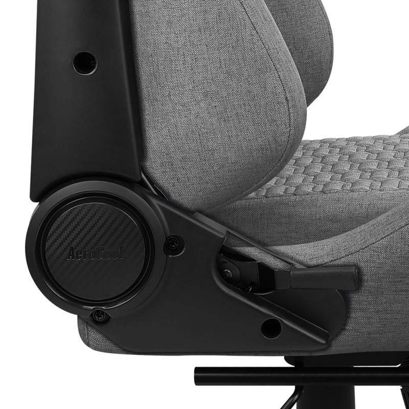Aerocool ROYALASHGR Premium Ergonomic Gaming Chair Legrest Aeroweave Technology Grey Aerocool ROYALASHGR Premium Ergonomic Gaming Chair Legrest Aeroweave Technology Grey