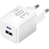 Vention 30W - charger with GaN technology, 1x USB-A, 1x USB-C (white)