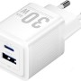 Vention 30W - charger with GaN technology, 1x USB-A, 1x USB-C (white)