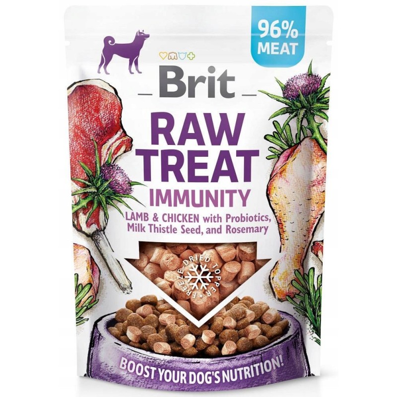 BRIT Raw Treat Immunity Lamb & Chicken – dog treat – 40 g BRIT Raw Treat Immunity Lamb & Chicken – dog treat – 40 g