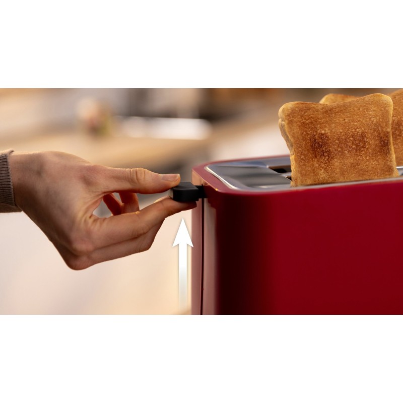 Bosch TAT3M124 toaster 2 slice(s) 950 W Red
