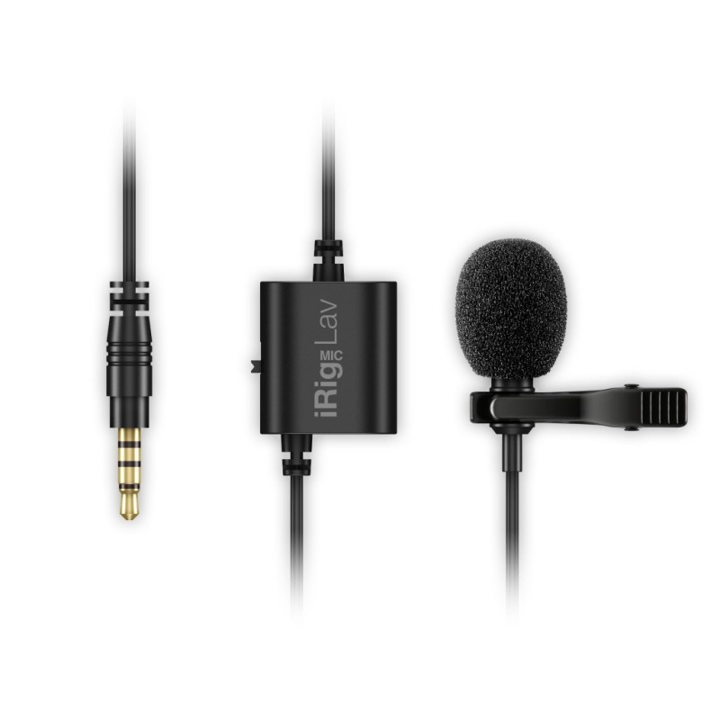 IK Multimedia iRig Mic Lav Black Clip-on microphone IK Multimedia iRig Mic Lav Black Clip-on microphone