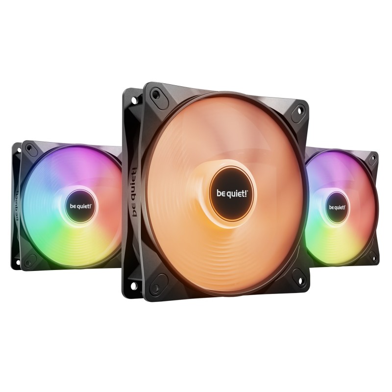 be quiet! LIGHT WINGS LX 120mm PWM High Speed 3-Pack Black Computer case Fan 12 cm 3 pc(s) be quiet! LIGHT WINGS LX 120mm PWM High Speed 3-Pack Black Computer case Fan 12 cm 3 pc(s)