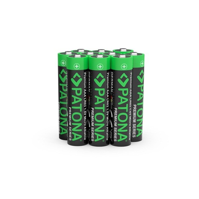 PATONA Premium AAA Micro LR03 – 10x alkaline batteries 1.5V PATONA Premium AAA Micro LR03 – 10x alkaline batteries 1.5V