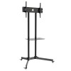 Techly Floor Trolley with Shelf Support LCD / LED / Plasma 30-65 Techly Floor Trolley with Shelf Support LCD / LED / Plasma 30-65