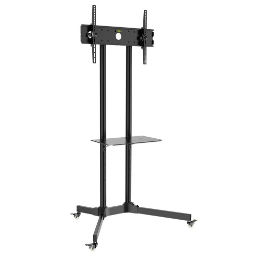 Techly Floor Trolley with Shelf Support LCD / LED / Plasma 30-65