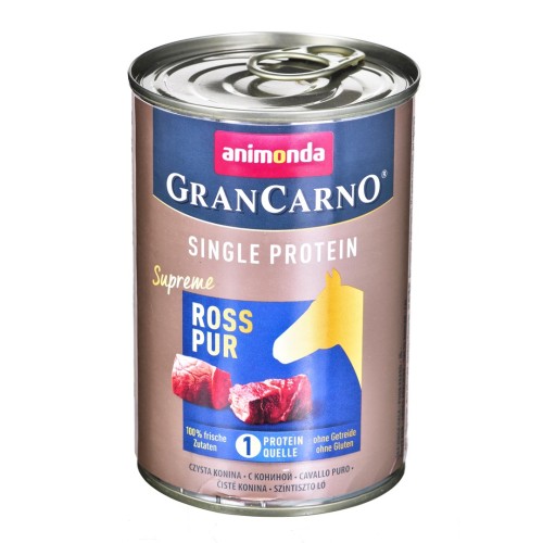 ANIMONDA GranCarno Single Protein Horse meat - wet dog food - 400 g ANIMONDA GranCarno Single Protein Horse meat - wet dog food - 400 g