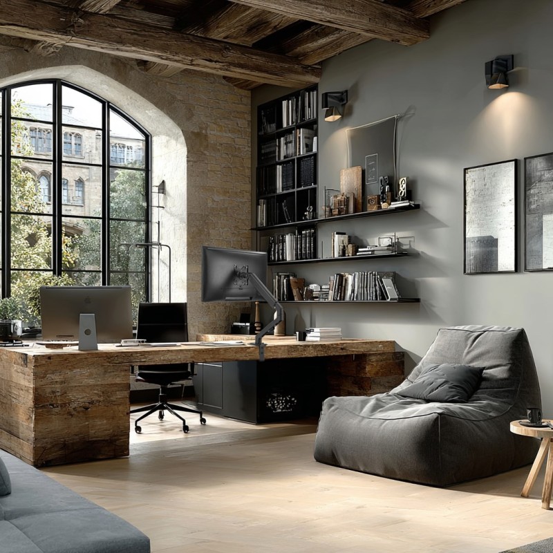 Maclean MC-906 Monitor Mount Holder Desk Table Mount 17