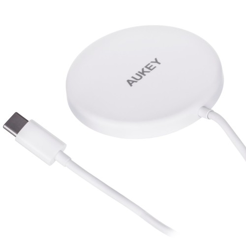 AUEKY Aircore Magnetic LC-A1 Wireless magnetic charger QI USB-C 15W White AUEKY Aircore Magnetic LC-A1 Wireless magnetic charger QI USB-C 15W White