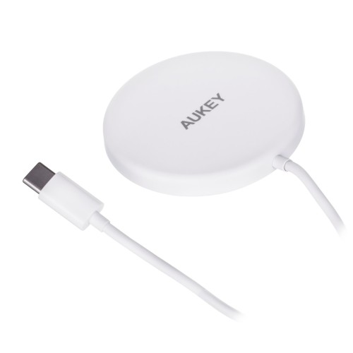 AUEKY Aircore Magnetic LC-A1 Wireless magnetic charger QI USB-C 15W White AUEKY Aircore Magnetic LC-A1 Wireless magnetic charger QI USB-C 15W White