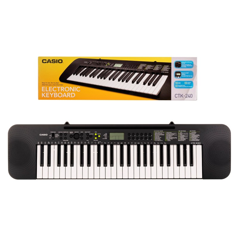 Casio CTK-240 MIDI keyboard 49 keys Black, White Casio CTK-240 MIDI keyboard 49 keys Black, White